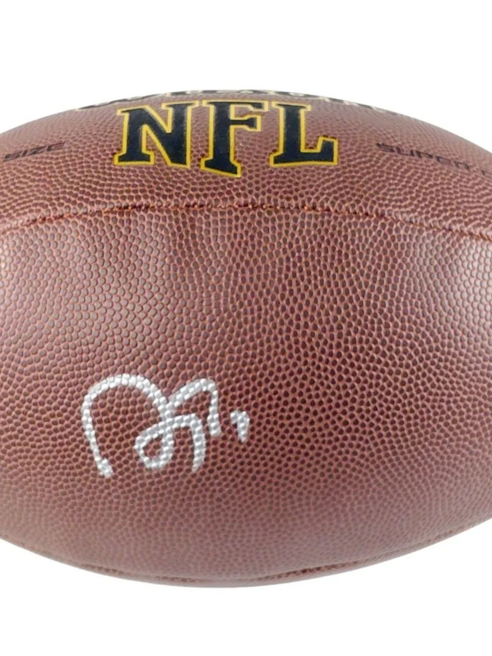 Adam Thielen Signed Wilson NFL Football Vikings Panthers Exact Proof COA